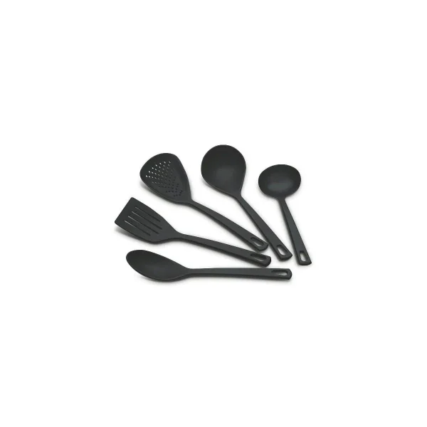 Juego de utensilios de Teflón 5 piezas - Negro