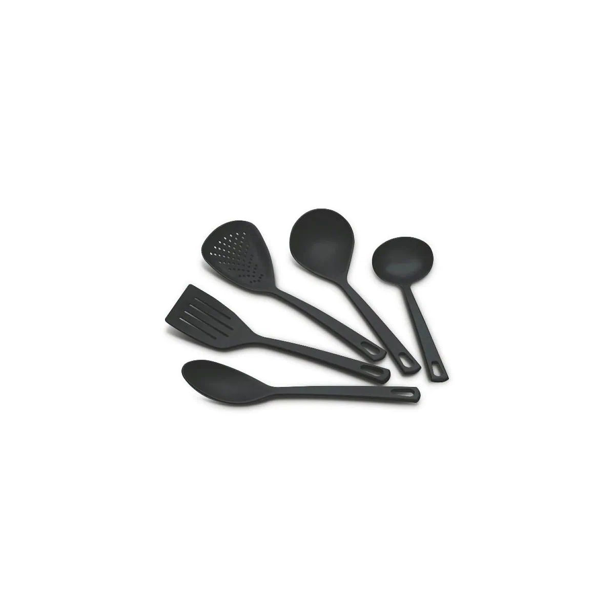 Juego de utensilios de Teflón 5 piezas - Negro